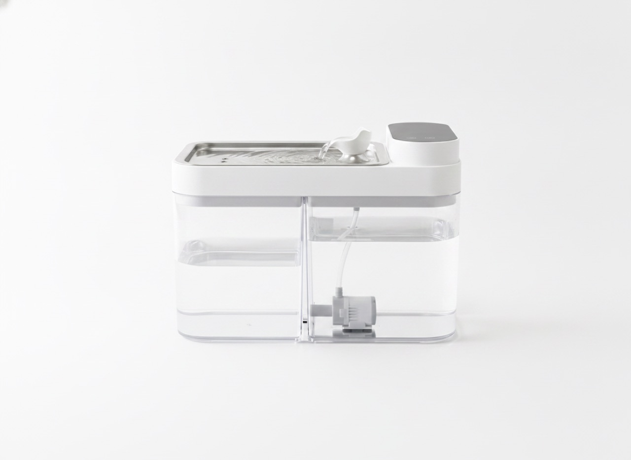 The HydroPurr dual-tank cat water fountain